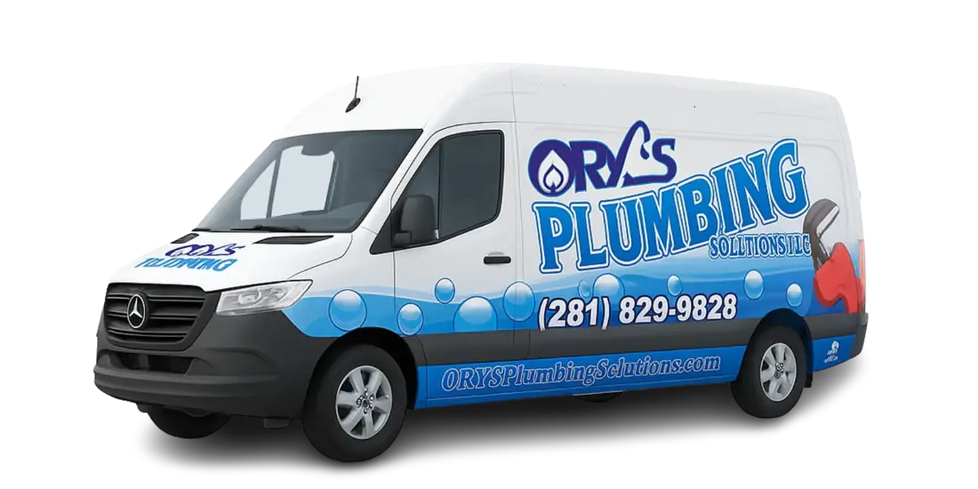 Ory’s Plumbing emergency service van in Katy, TX